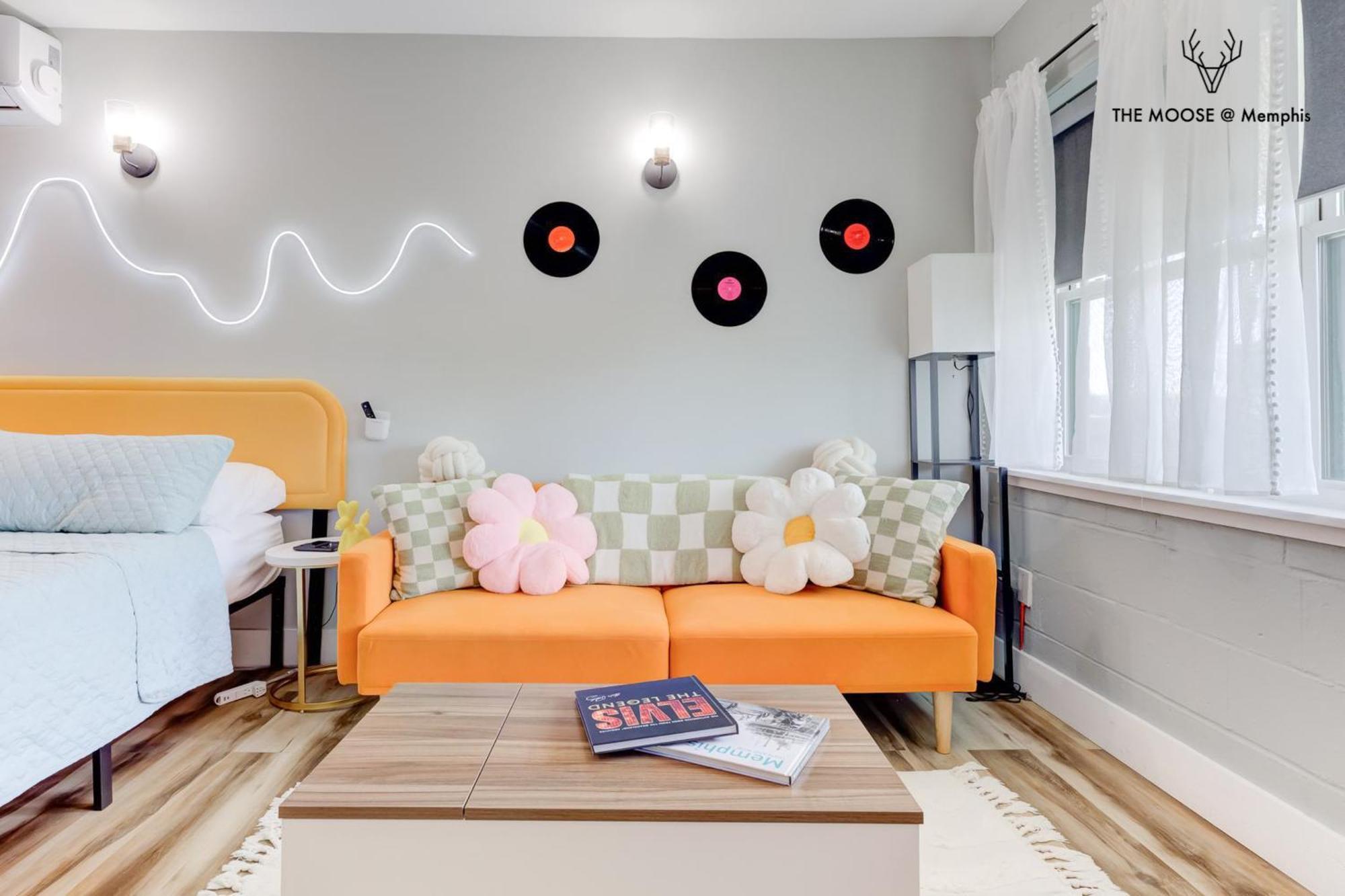 The Moose #10 - Stylish Loft With King Bed, Free Parking & Wi-Fi Apartment Memphis Luaran gambar