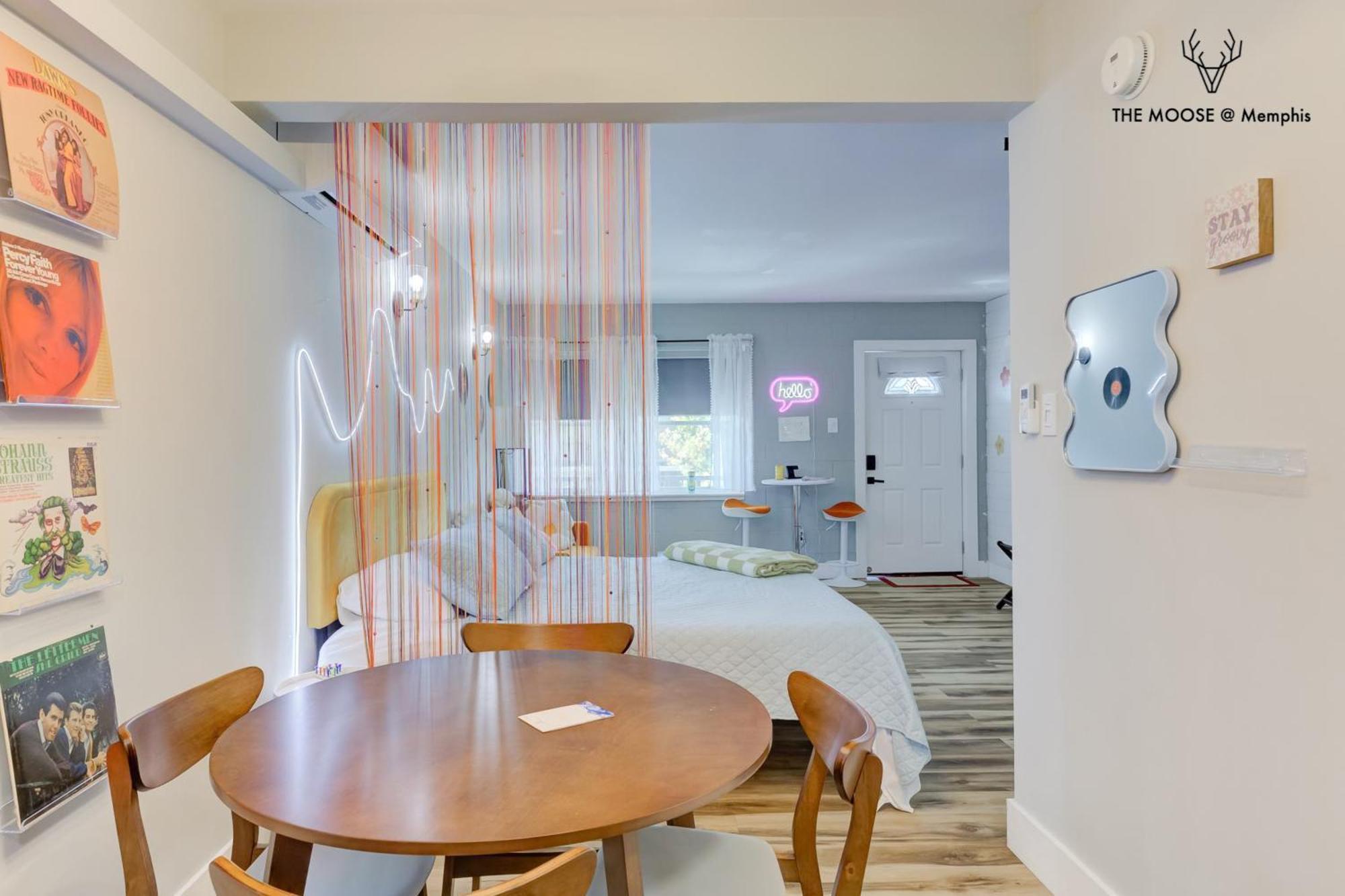 The Moose #10 - Stylish Loft With King Bed, Free Parking & Wi-Fi Apartment Memphis Luaran gambar