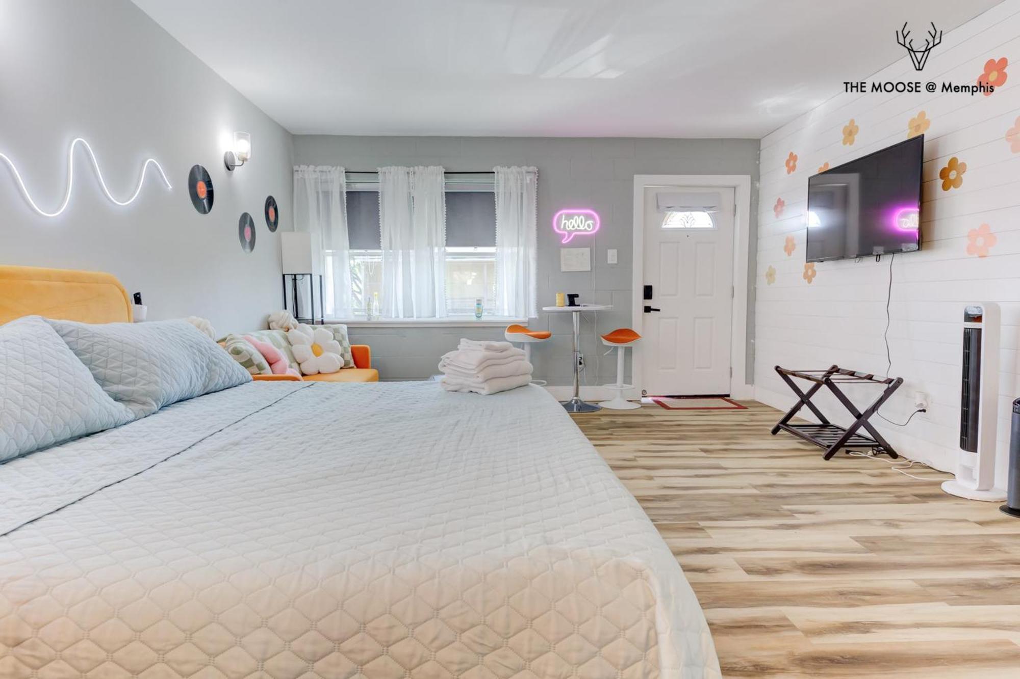 The Moose #10 - Stylish Loft With King Bed, Free Parking & Wi-Fi Apartment Memphis Luaran gambar