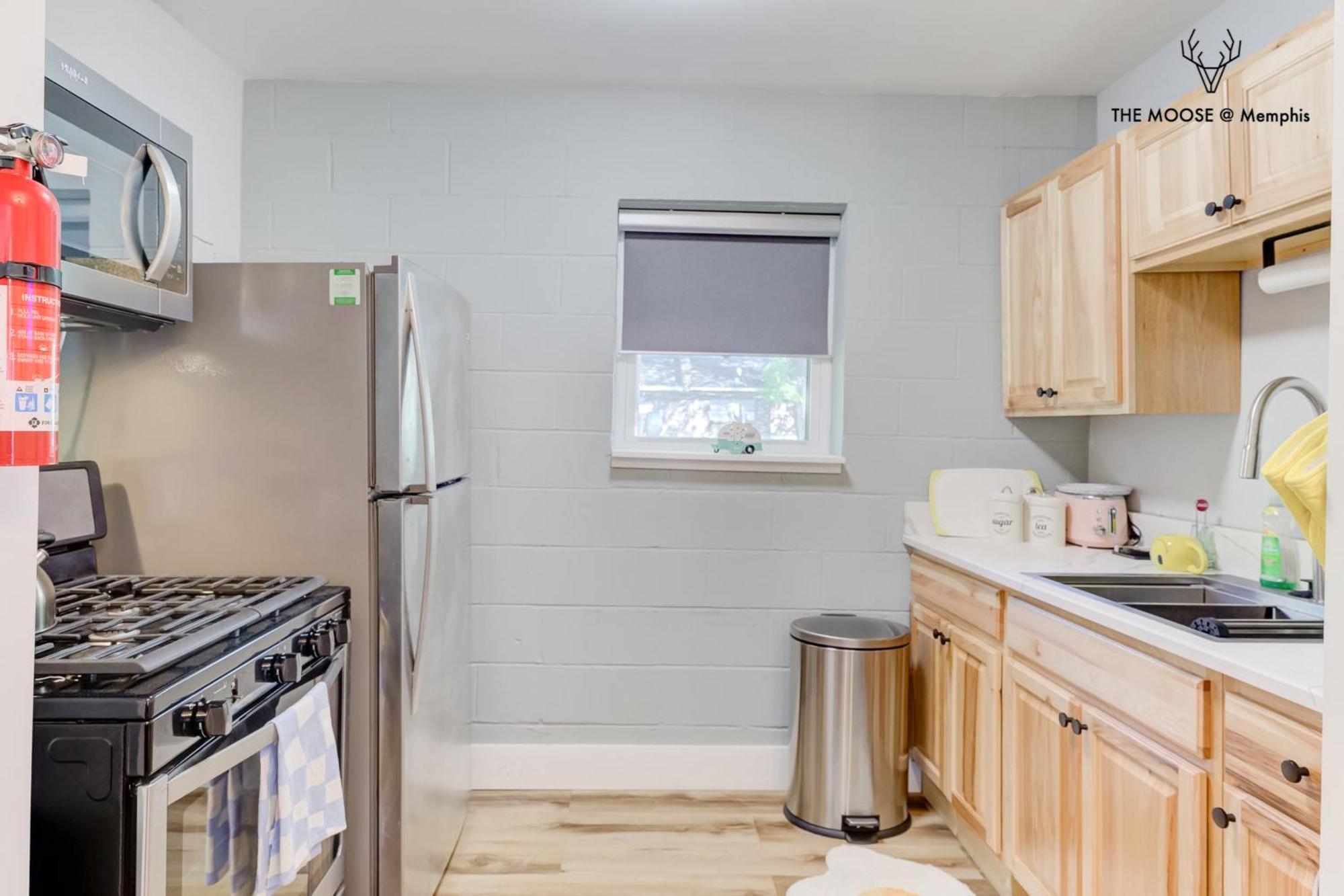 The Moose #10 - Stylish Loft With King Bed, Free Parking & Wi-Fi Apartment Memphis Luaran gambar